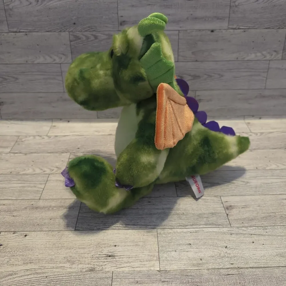 Aurora Plush Legendary Friends Green Dragon Plush Ohen Braveheart Stuffed Toy 9" - Picture 4 of 11